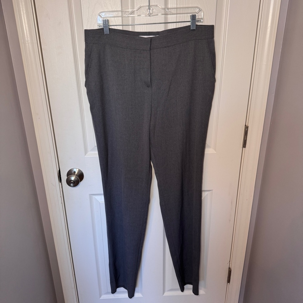 NWT Vintage Max Mara Gray Woolmark Blend Straight Leg Pants